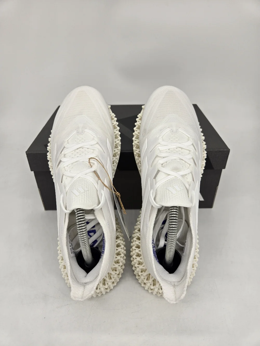 Adidas Women's 4DFWD 4 Triple White Running Shoes Size 7.5 New - Picture 5 of 8